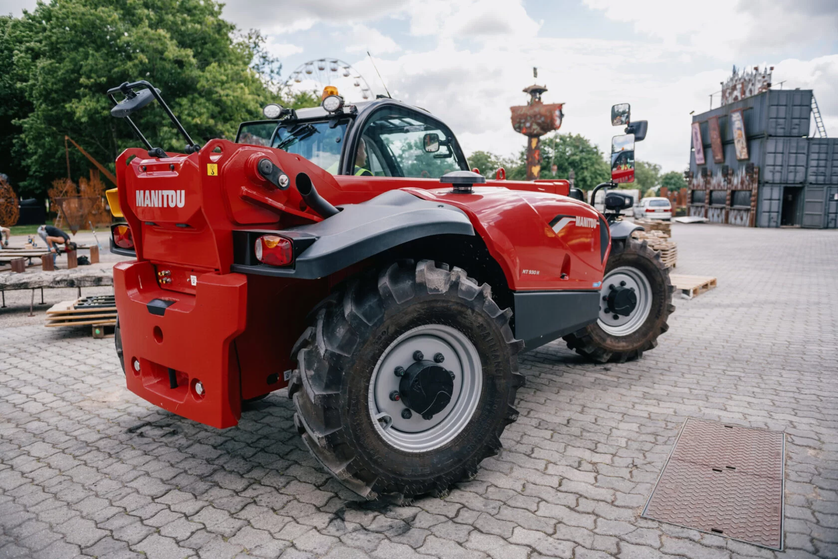 Anwendung Bau-Teleskoplader Mt 930 H Manitou 111